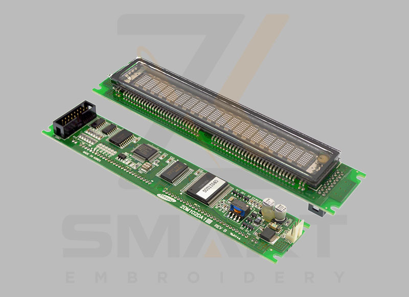 20m102DA1 Operatsion bosh qahramonlari VFD displeyi displey ekranining displeyi Dot Matrix Displey modul 5VDC quvvat parallel serial interfeysi