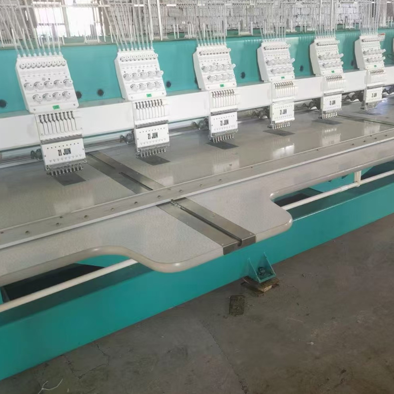 9 jar 22 head 400 heads distans high speed Y750 kullandim emboridery makina