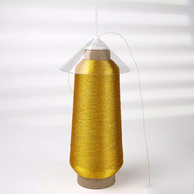 Gold and silver thread cap, anti tangling, anti winding, anti-static umbrella device, whole thread cap